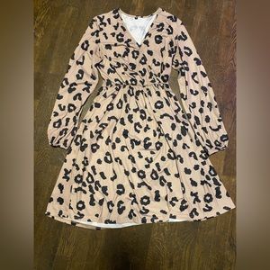 Medium cheetah pint dress